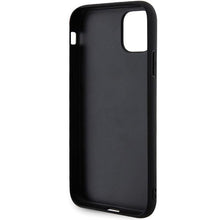 Заредете изображение във визуализатора на галерията – Karl Lagerfeld KLHCN613DRKINK iPhone 11 / Xr 6.1" black/black hardcase Rubber Ikonik 3D
