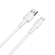 Заредете изображение във визуализатора на галерията – Borofone Cable BX30 Silicone - USB to Micro USB - 2,4A 1 metre white
