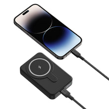 Заредете изображение във визуализатора на галерията – Amazing Thing Power bank 10000mAh TPM10KSBK - USB + Type C - magnetic with induction charger black
