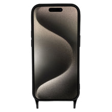 Заредете изображение във визуализатора на галерията – Strap Silicone Case for Iphone 15 Plus design 2 black
