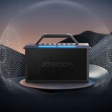 Заредете изображение във визуализатора на галерията – Joyroom Pies Series JR-MW03 Wireless Karaoke Speaker with 2 Microphones and Remote Control - Black
