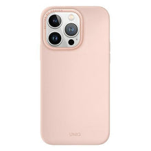 Заредете изображение във визуализатора на галерията – Uniq case Lino Hue iPhone 14 Pro Max 6.7" Magclick Charging pink/blush pink
