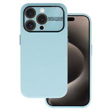 Заредете изображение във визуализатора на галерията – Tel Protect Lichi Soft Case for Iphone 15 Pro light blue
