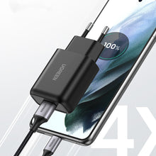 Заредете изображение във визуализатора на галерията – Ugreen USB-A QC3.0 18W charger black (CD122)
