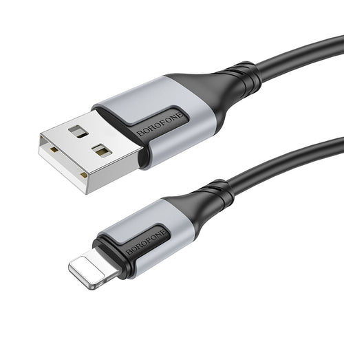 Borofone Cable BX101 Creator - USB to Lightning - 2,4A 1 metre black