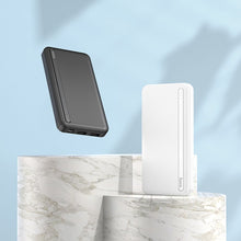 Заредете изображение във визуализатора на галерията – Hoco power bank 10 000mah j91 white - TopMag
