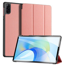 Заредете изображение във визуализатора на галерията – Dux Ducis Domo eco-leather case with stand for Honor Pad X9 11.5'' - pink
