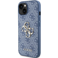 Заредете изображение във визуализатора на галерията – Original Case GUESS hardcase 4G Big Metal Logo GUHCP15S4GMGBL for Iphone 13-14/15 blue
