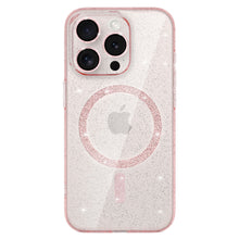 Заредете изображение във визуализатора на галерията – Glitter Magsafe Case for Iphone 13 Pro Max pink clear
