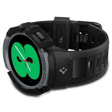 Заредете изображение във визуализатора на галерията – Spigen rugged armor ”pro” for samsung galaxy watch 4 / 5 44mm charcoal grey - TopMag
