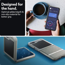 Заредете изображение във визуализатора на галерията – CASEOLOGY PARALLAX GALAXY Z Flip 5 ASH GRAY
