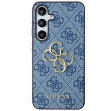 Заредете изображение във визуализатора на галерията – Guess 4G Big Metal Logo case for Samsung Galaxy S24 - blue
