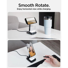 Заредете изображение във визуализатора на галерията – Spigen ArcField PF2100 Stand with MagSafe Charger - Black
