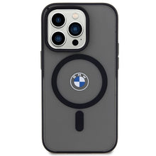 Заредете изображение във визуализатора на галерията – Original Case BMW Signature MagSafe BMHMP14XDSLK for Iphone 14 Pro Max Black
