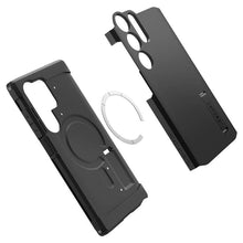 Заредете изображение във визуализатора на галерията – Spigen Tough Armor MagSafe case for Samsung Galaxy S24 Ultra - black
