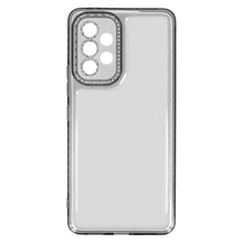 Заредете изображение във визуализатора на галерията – Crystal Diamond 2mm Case for Samsung Galaxy A14 5G Transparent black
