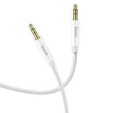 Заредете изображение във визуализатора на галерията – HOCO cable AUX Audio Jack 3,5mm to Lightninng 8-pin UPA19 1m silver
