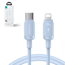 Заредете изображение във визуализатора на галерията – USB C - Lightning Cable 20W 1.2m Joyroom S-CL020A14 - Blue
