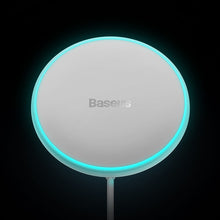 Заредете изображение във визуализатора на галерията – Baseus wireless car charger with MagSafe 15W holder for air vent + USB Type C 25W white (CW01)
