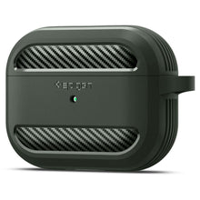 Заредете изображение във визуализатора на галерията – Spigen RUGGED ARMOR Apple AIRPODS PRO 1 MILITARY GREEN

