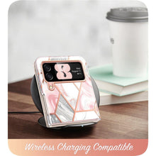 Заредете изображение във визуализатора на галерията – Supcase COSMO GALAXY WITH FLIP 4 MARBLE
