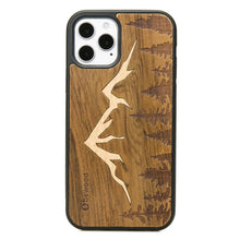 Заредете изображение във визуализатора на галерията – Wooden case for iPhone 12/12 Pro Bewood Imbuia Mountains
