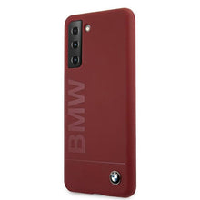 Заредете изображение във визуализатора на галерията – Original faceplate case BMW BMHCS21SSLBLRE for SAMSUNG S21 (Signature Logo / red)
