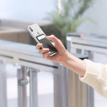 Заредете изображение във визуализатора на галерията – Baseus self-adhesive card holder cards documents for the phone dark gray (ACKD-A0G)
