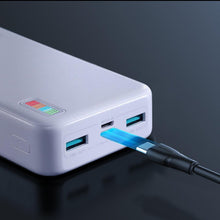 Заредете изображение във визуализатора на галерията – Joyroom powerbank 20000mAh Dazzling Series 22.5W white (QP195)
