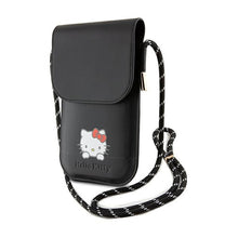 Заредете изображение във визуализатора на галерията – Original HELLO KITTY Handbag Leather Daydreaming Cord HKOWBSKCDKK black
