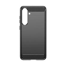 Заредете изображение във визуализатора на галерията – Case for Carbon Case Samsung Galaxy S24+ flexible silicone carbon cover - black
