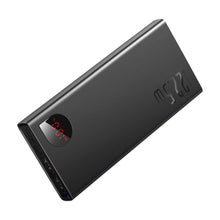 Заредете изображение във визуализатора на галерията – Power bank baseus bipow - 10 000mah lcd quick charge pd22,5w black ppad000001 - TopMag
