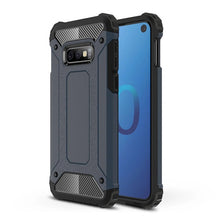 Заредете изображение във визуализатора на галерията – Hybrid Armor Case Tough Rugged Cover for Samsung Galaxy S10e blue
