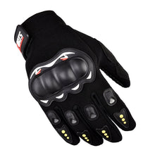 Заредете изображение във визуализатора на галерията – Motorcycle phone gloves with knuckle protector – black
