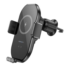 Заредете изображение във визуализатора на галерията – Borofone Car holder BH206 Rusher with induction charging to air vent black
