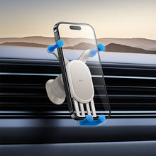 Заредете изображение във визуализатора на галерията – Baseus Stable Series air vent car holder gray (SUWX020002)

