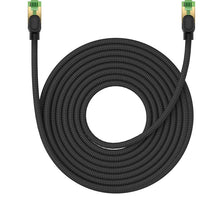 Заредете изображение във визуализатора на галерията – Baseus fast network cable RJ-45 cat.8 40Gbps 10m braided - black
