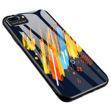 Заредете изображение във визуализатора на галерията – Color Glass Case Durable Cover with Tempered Glass Back and camera cover iPhone SE 2022 / SE 2020 / iPhone 8 / iPhone 7 pattern 5
