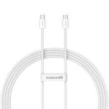 Заредете изображение във визуализатора на галерията – Baseus Superior Series ll USB-C - USB-C 30W 480Mb/s 2m cable - white
