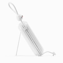 Заредете изображение във визуализатора на галерията – Joyroom power bank with USB C and Lightning cables and stand Cutie Series 10000mAh 22.5W white (JR-L008)
