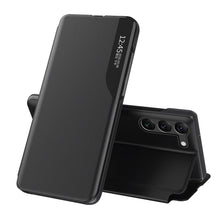 Заредете изображение във визуализатора на галерията – Eco Leather View Case Samsung S24+ Black
