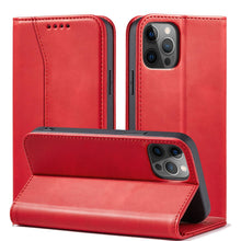 Заредете изображение във визуализатора на галерията – Magnet Fancy Case for Samsung Galaxy A23 5G cover with flip wallet stand red
