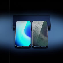 Заредете изображение във визуализатора на галерията – Baseus Privacy Tempered Glass for iPhone 14 / 13 Pro / 13 Full Screen 0.4mm Privacy Filter Anti Spy + Mounting Kit

