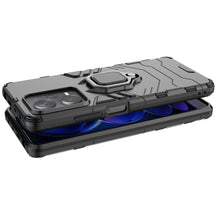 Заредете изображение във визуализатора на галерията – Ring Armor case for Xiaomi Redmi Note 12 Pro+ armored cover magnetic holder ring black
