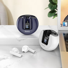 Заредете изображение във визуализатора на галерията – HOCO wireless bluetooth headset TWS EW32 Gentle blue
