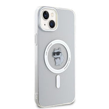 Заредете изображение във визуализатора на галерията – Karl Lagerfeld IML Choupette MagSafe case for iPhone 15 Plus - transparent
