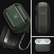 Заредете изображение във визуализатора на галерията – Spigen RUGGED ARMOR Apple AIRPODS PRO 1 MILITARY GREEN
