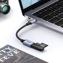 Заредете изображение във визуализатора на галерията – Ugreen OTG adapter cable USB-C (male) - USB-A (female) 5Gb/s 0.15m black (US378)
