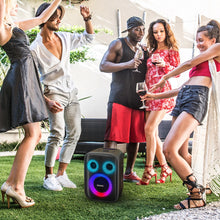 Заредете изображение във визуализатора на галерията – Tronsmart Halo 200 120W wireless speaker + 2 microphones - black
