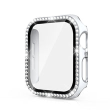 Заредете изображение във визуализатора на галерията – Case for Apple Watch 45mm Diamond white-silver

